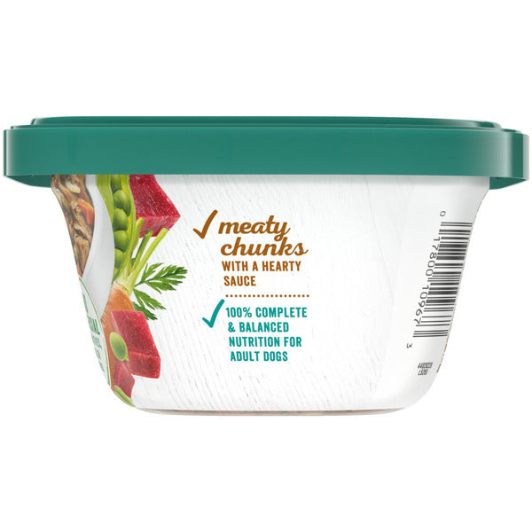 Purina Beneful High Protein Wet Dog Food With Gravy, Prepared Meals Savory Rice & Lamb Stew