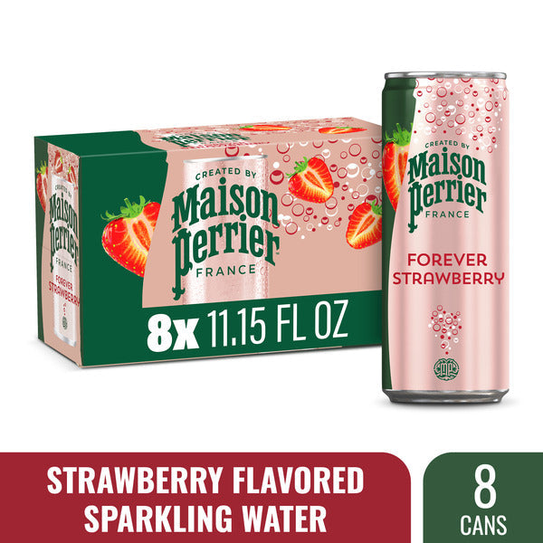 Maison Perrier Forever Strawberry Flavored Sparkling Water