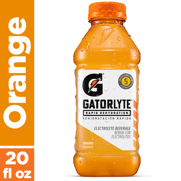 Gatorade Orange Rapid Rehydration Electrolyte Beverage