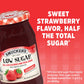 Smucker's Low Sugar Reduced Sugar Strawberry Preserves, 15.5 Ounces