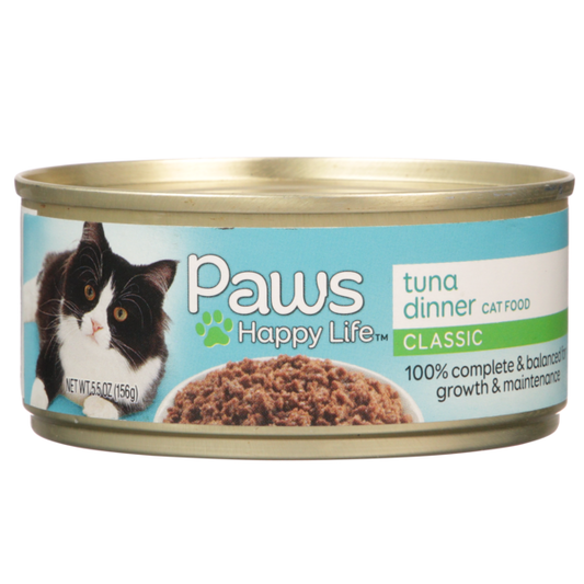 Paws Happy Life Tuna Dinner Classic Cat Food