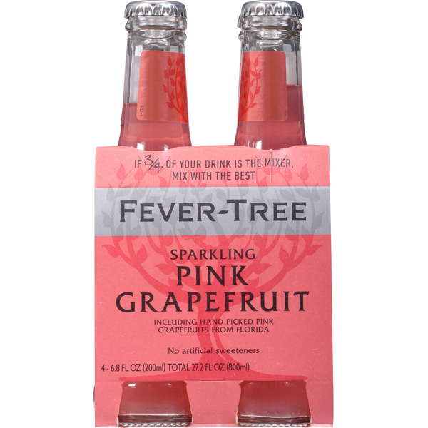 Fever-Tree Soda, Pink Grapefruit, Sparkling