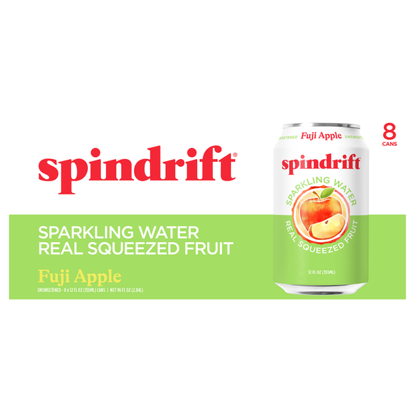 Spindrift Unsweetened Fuji Apple Sparkling Water