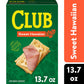 Club Sweet Hawaiian Crackers, Lunch Snacks, 13.7 oz