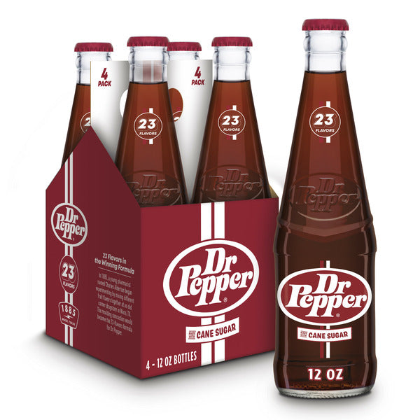 Dr Pepper Cane Sugar Soda
