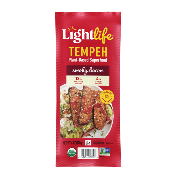 Lightlife Organic Smoky Bacon Plant-Based Tempeh Strips