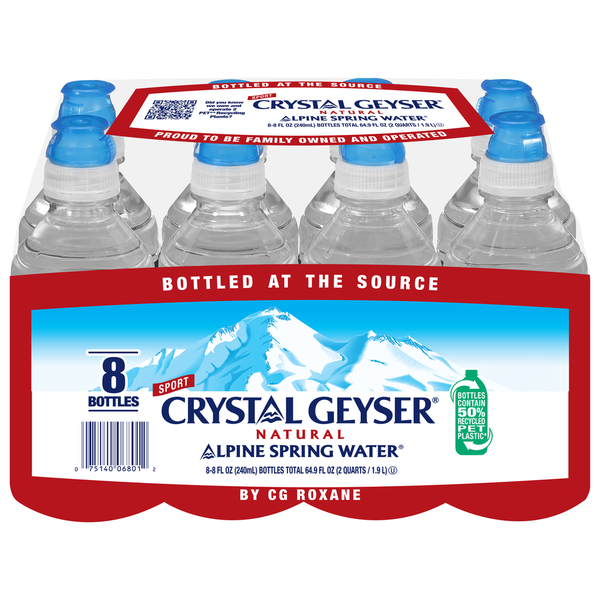 Crystal Geyser Natural Alpine Spring Water