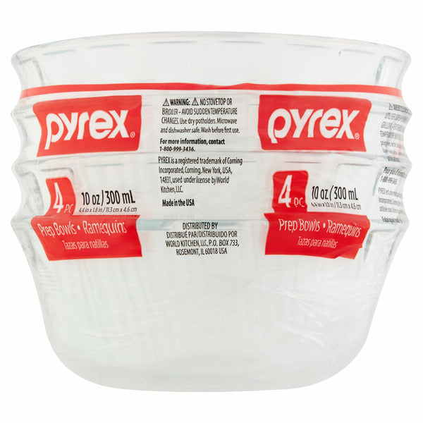 Pyrex 10 Oz Prep Bowls