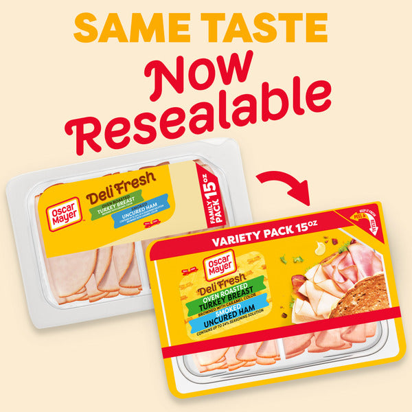 Oscar Mayer Oven Roasted Turkey Breast & Smoked Uncured Ham