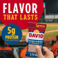 DAVID Seeds Salted and Roasted Sunflower Kernels, Keto Friendly Snack