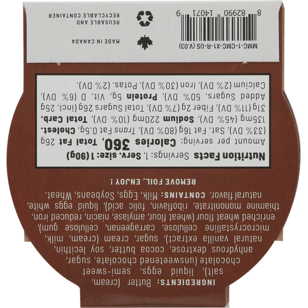 Marie Morin Mousse Cake, Chocolate