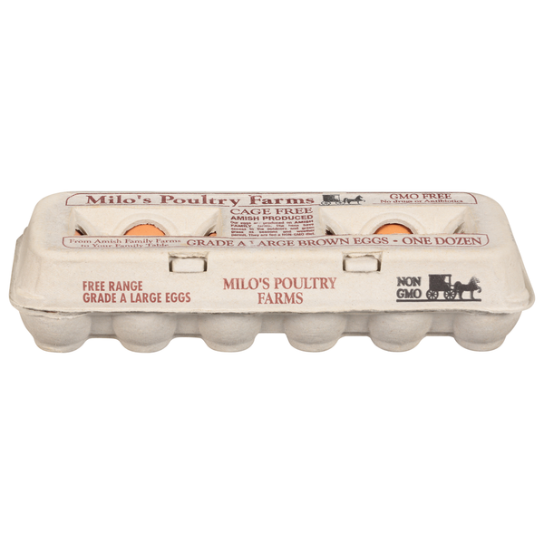 Milo's Poultry Farms Eggs, Large
