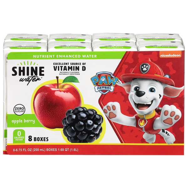 Shine Water Zero Sugar Paw Patrol Apple Berry Water