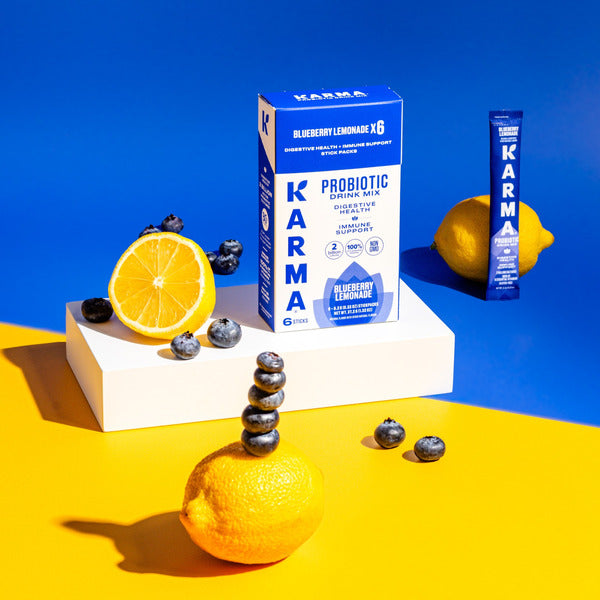 Karma Probiotic Blueberry Lemonade Drink Mix