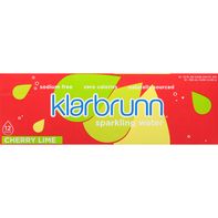 Klarbrunn Sparkling Water, Cherry Lime, 12 Pack️