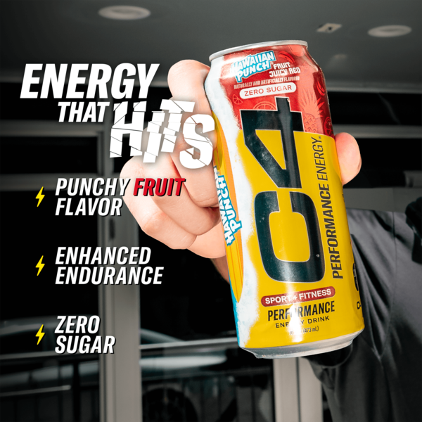 C4 Energy Energy Drink, Hawaiian Punch Fruit Juicy Red