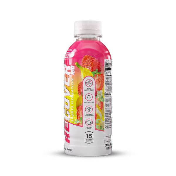 RECOVER 180° Hydration Drink, Organic, Strawberry Banana