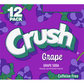 Crush Soda, Grape, 12 Pack