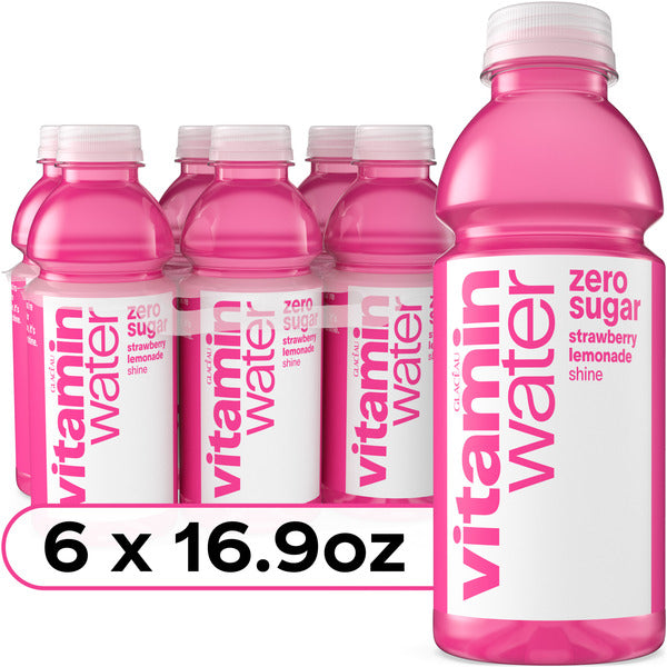 Vitaminwater Strawberry Lemonade Nutrient Enhanced Zero Shine Strawberry Lemonade Nutrient Enhanced Water