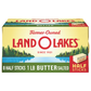 Land O Lakes Butter, Salted, Half Sticks