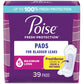 Poise Incontinence Pads, Maximum Absorbency, Long Length