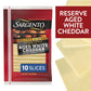 Sargento Reserve Series™ Natural Aged White Cheddar Sliced Cheese, 10 Slices