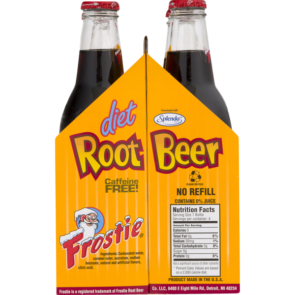 Frostie Root Beer, Diet, Caffeine Free