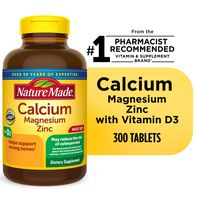 Nature Made Calcium Magnesium Zinc with Vitamin D3...
️