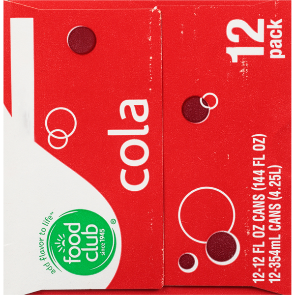 Food Club Cola, 12 Pack