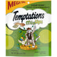 TEMPTATIONS MixUps Catnip Fever Flavor Crunchy and Soft Cat Treats, 6.3 oz. Pouch