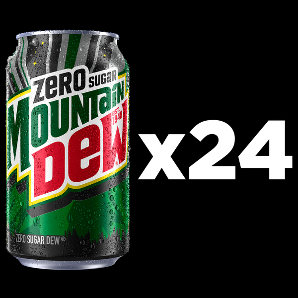Mountain Dew Zero Sugar Soda Pop