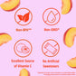 Del Monte Bubble Fruit Peaches in Strawberry Gel Fruit Cup Snacks