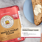 King Arthur Baking Company Whole Wheat Flour, 100% Whole Grain, Non-GMO Project Verified, Certified Kosher