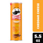 Pringles Cheddar Cheese Potato Crisps Chips, Lunch Snacks, 5.5 oz