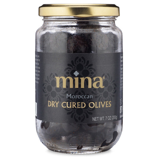 Mina Dry Cured, Black Beldi Olives