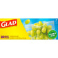Glad Zipper Food Storage Plastic Bags, Snack