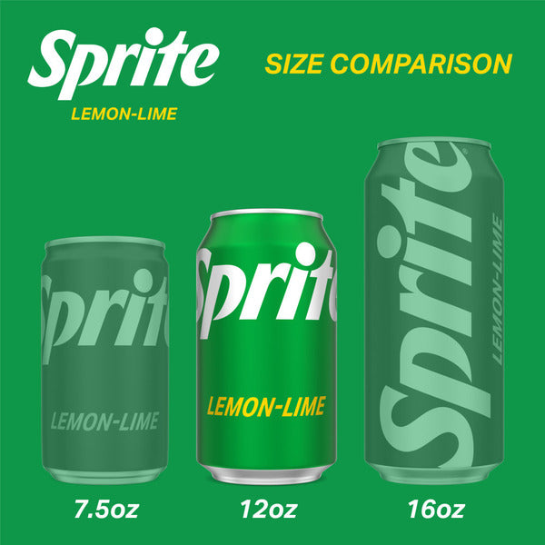 Sprite Lemon-Lime Caffeine Free Soda Cans
