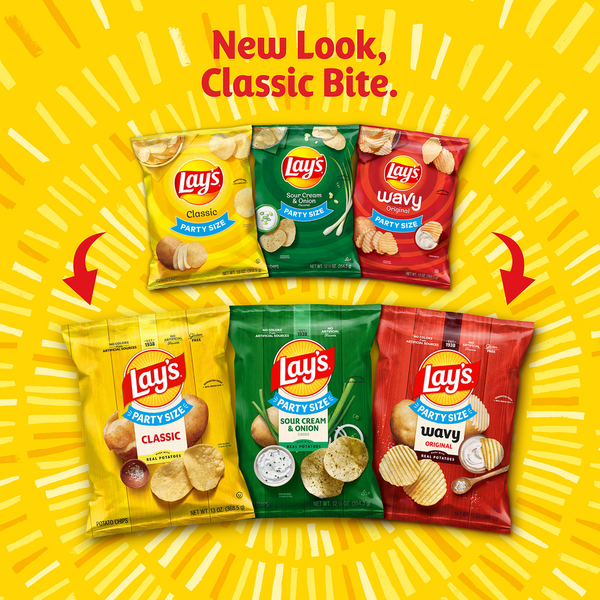 Lay's Wavy Original Party Size Potato Chips