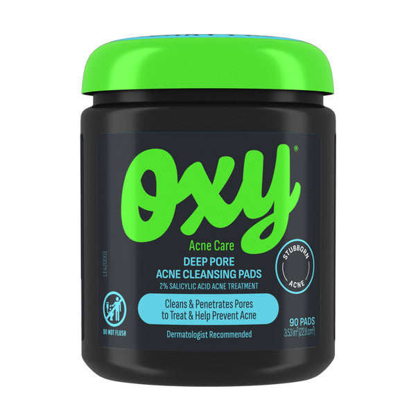 OXY Acne Medication Cleansing Face Pads Daily Defense