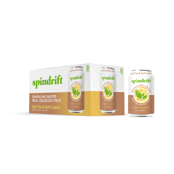 Spindrift Sparkling Water, Half Tea & Half Lemon