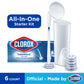 Clorox ToiletWand® Disposable Cleaning System, Storage Caddy and 6 Disinfecting Refills