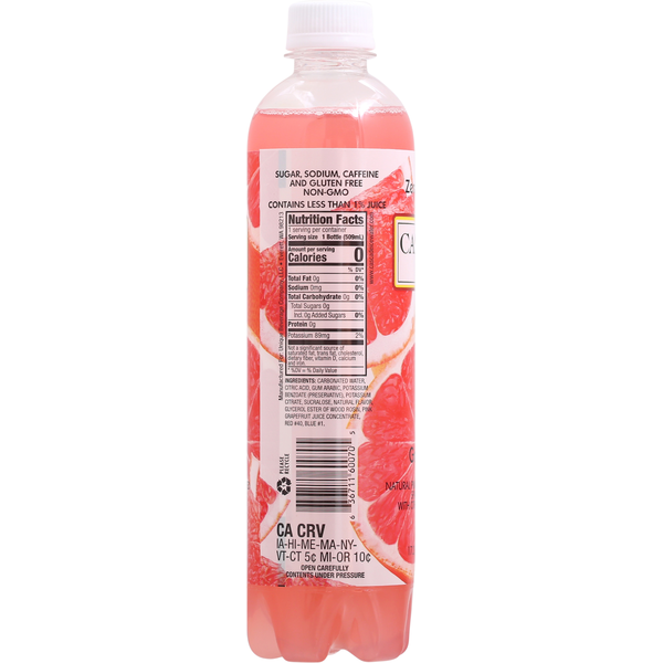 Cascade Ice Sparkling Water, Zero Calories, Pink Grapefruit
