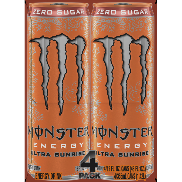 Monster Zero Sugar Sunrise Energy Drink