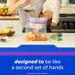 Ziploc Storage Bags with Stay Open Design for Easy Filling