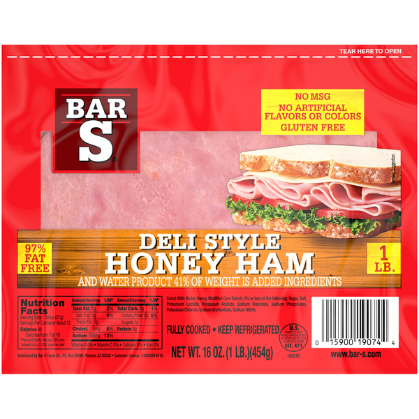 Bar-S Deli Style Honey Ham