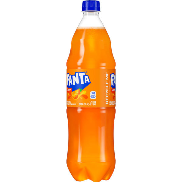 Fanta Orange Soda Bottle