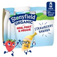 Stonyfield Organic Lowfat Yogurt Smoothies Strawbe...
️