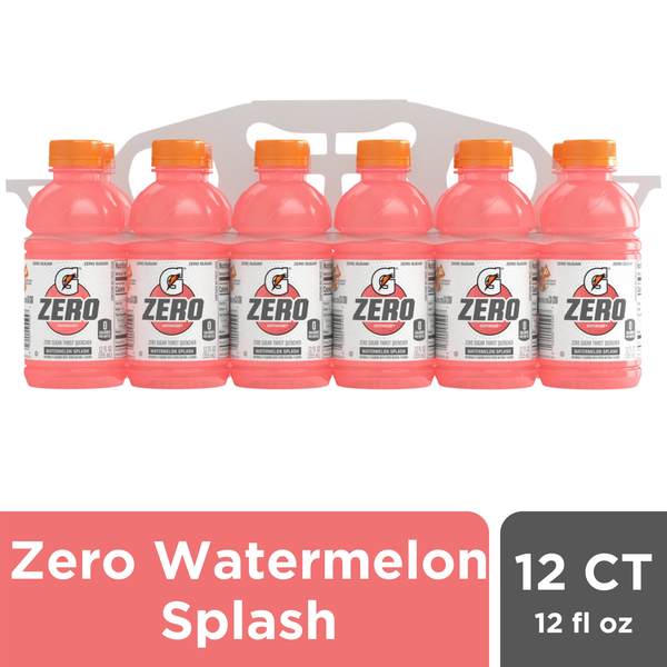 Gatorade Thirst Quencher, Zero Sugar, Watermelon Splash, 12-Pack