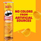 Pringles Cheddar Cheese Potato Crisps Chips, Lunch Snacks, Party Stack, 7.1 oz