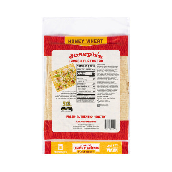 Joseph's Honey Wheat Lavash Flatbread